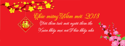 Tạo ảnh bìa Tết 2019 hoa mai hoa đào