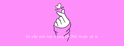 Tạo cover facebook thả tim
