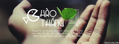 Ảnh bìa Facebook ấn tượng chào đón tháng 4