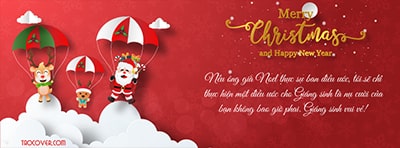 Tạo ảnh bìa Facebook đón Giáng sinh và năm mới online
