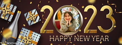 Tạo cover Facebook chúc mừng năm mới 2023